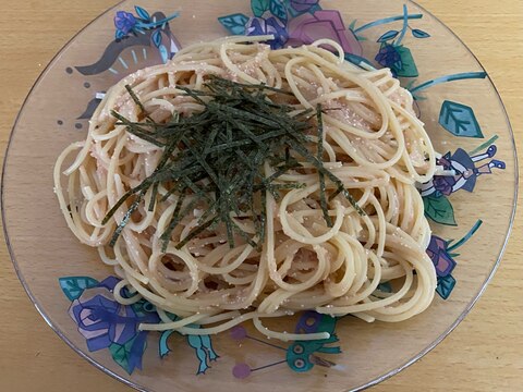 電子レンジでもできる！辛子明太子パスタ